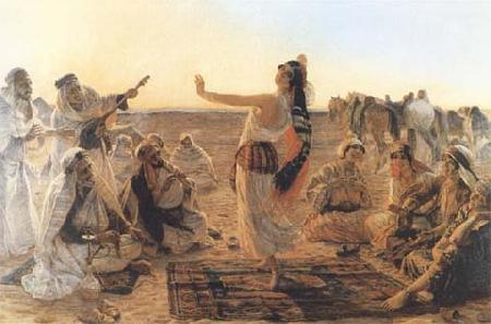 Otto Pilny Spectacle dans le desert (mk32) France oil painting art